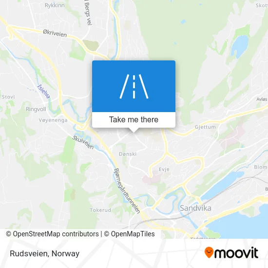 Rudsveien map