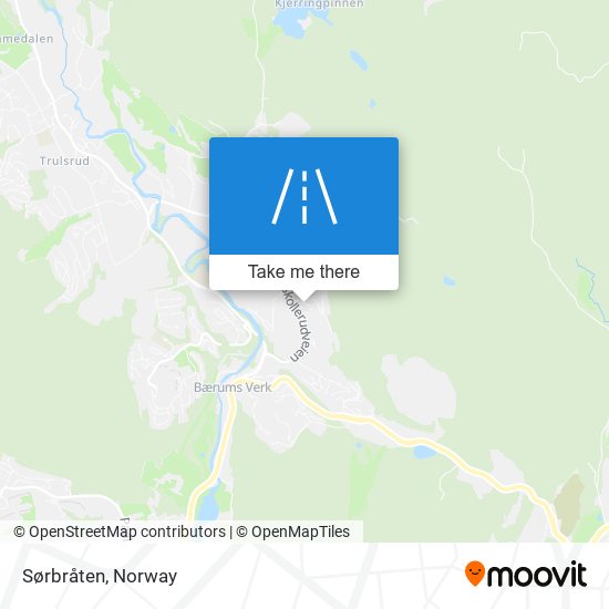 Sørbråten map