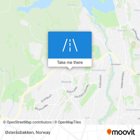 Østeråsbakken map