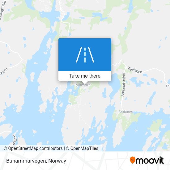 Buhammarvegen map