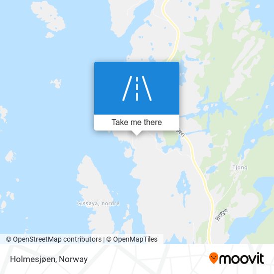 Holmesjøen map