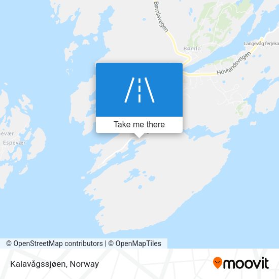 Kalavågssjøen map