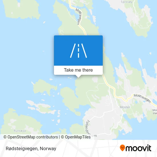 Rødsteigvegen map