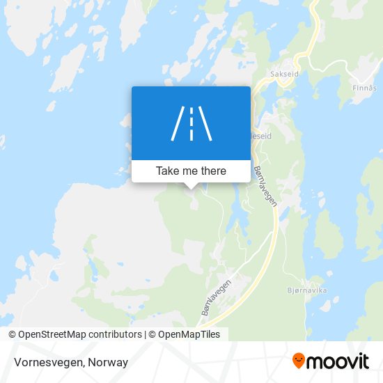 Vornesvegen map