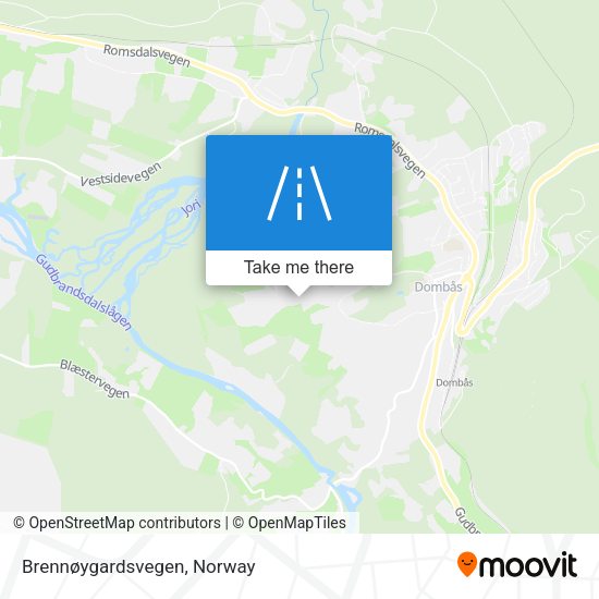 Brennøygardsvegen map