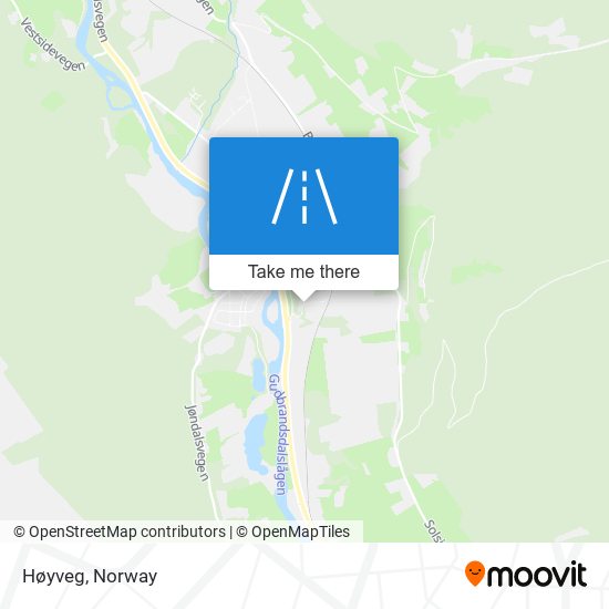 Høyveg map