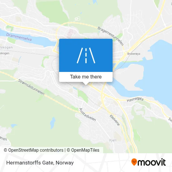 Hermanstorffs Gate map