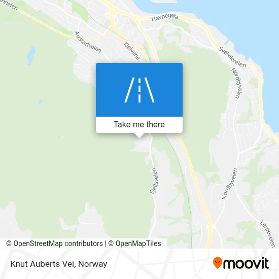 Knut Auberts Vei map