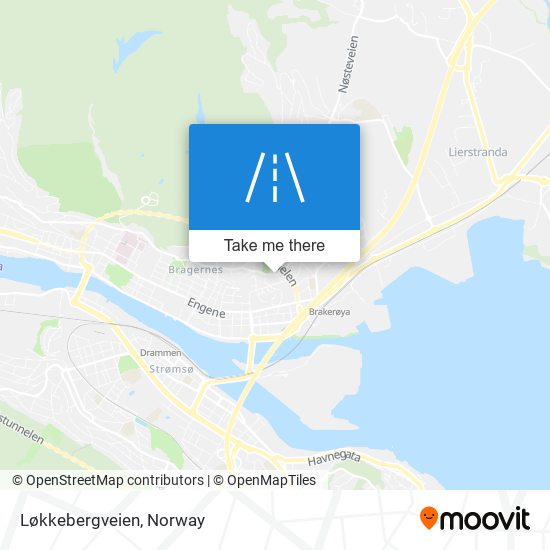 Løkkebergveien map