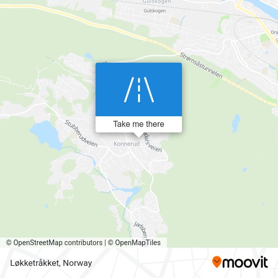 Løkketråkket map