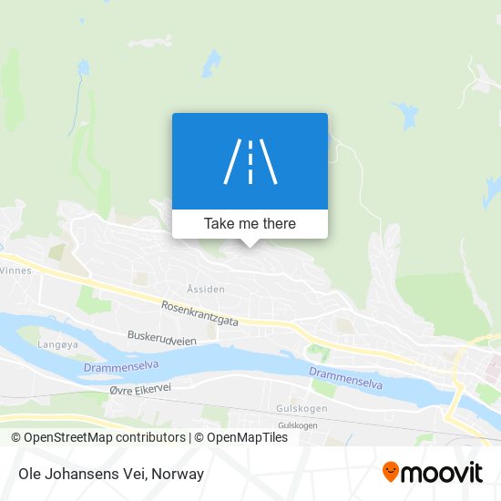 Ole Johansens Vei map
