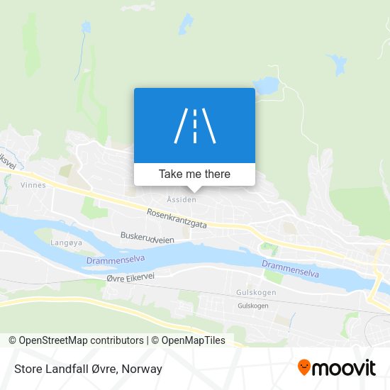 Store Landfall Øvre map