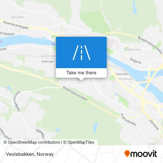 Veslebakken map