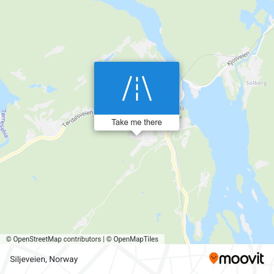 Siljeveien map