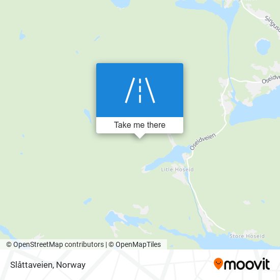 Slåttaveien map