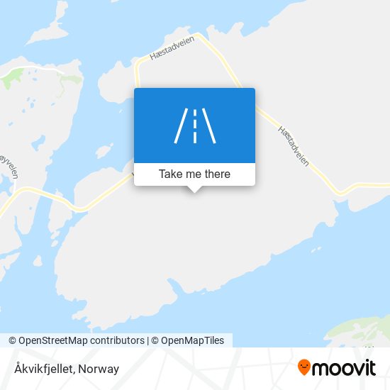 Åkvikfjellet map