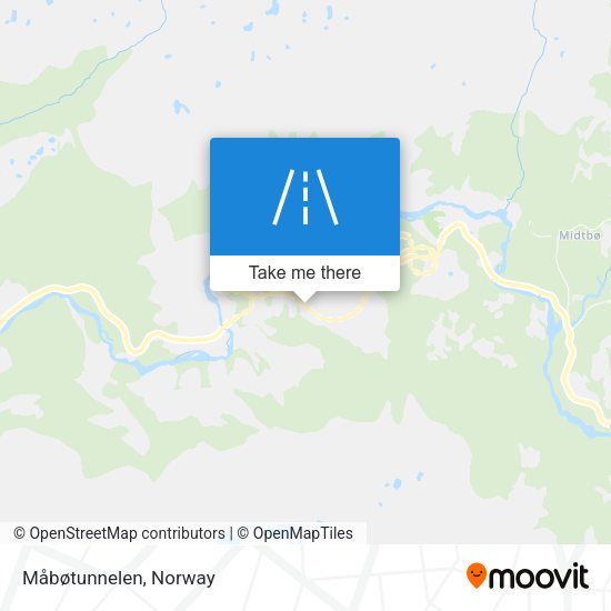 Måbøtunnelen map