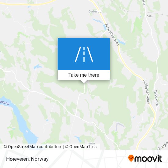 Høieveien map