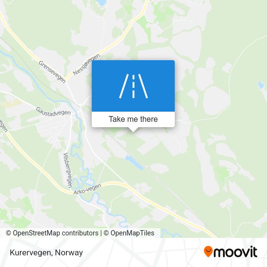 Kurervegen map