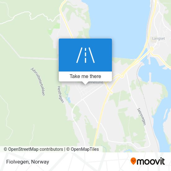 Fiolvegen map