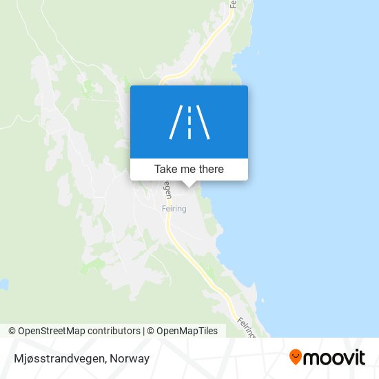 Mjøsstrandvegen map