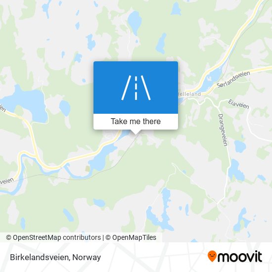 Birkelandsveien map