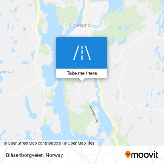 Blåsenborgveien map