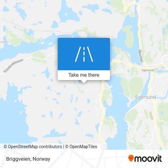 Briggveien map
