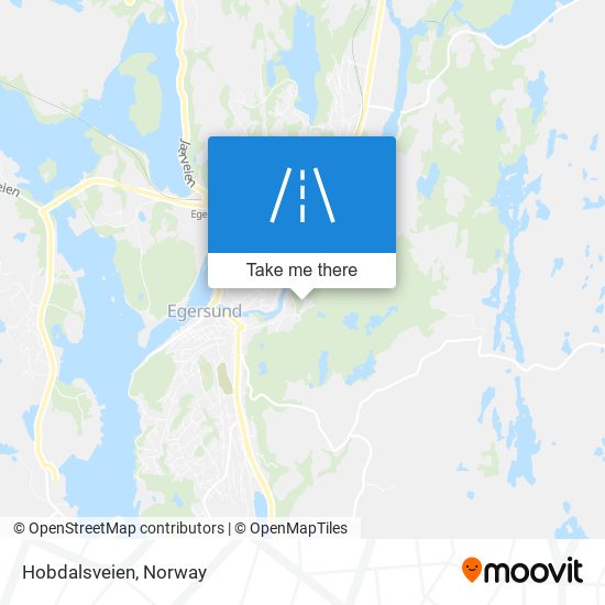 Hobdalsveien map