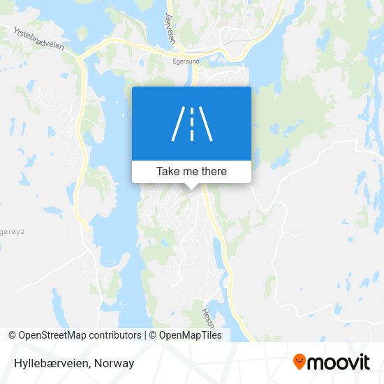 Hyllebærveien map