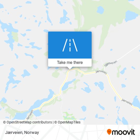 Jærveien map