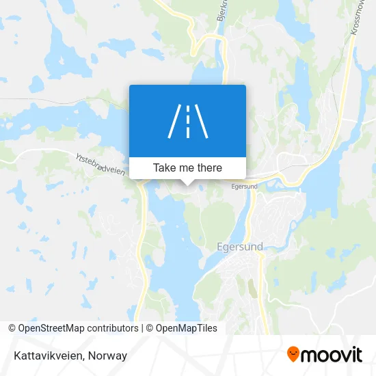 Kattavikveien map