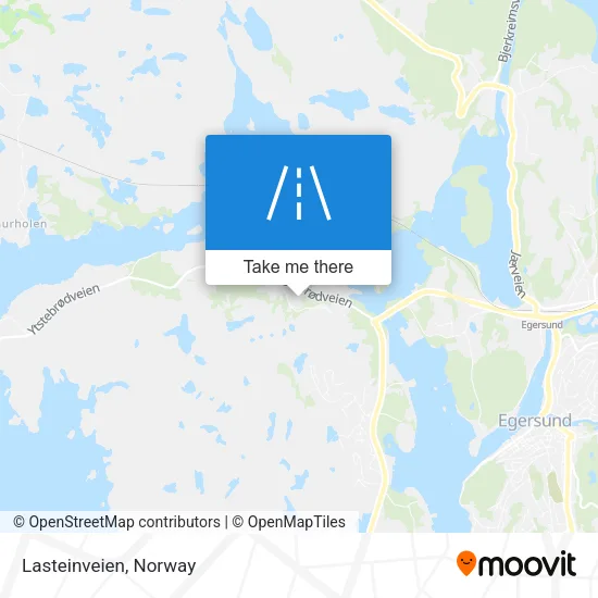 Lasteinveien map