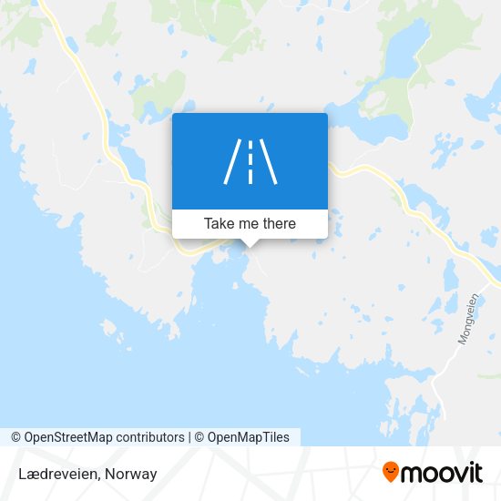 Lædreveien map