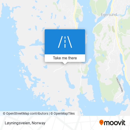 Løyningsveien map