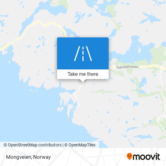 Mongveien map