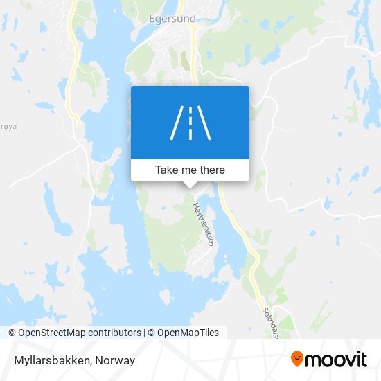 Myllarsbakken map