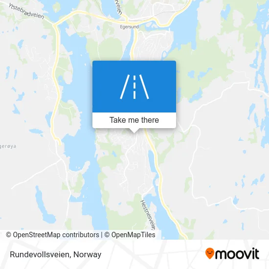 Rundevollsveien map