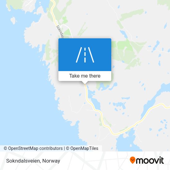 Sokndalsveien map