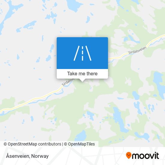 Åsenveien map