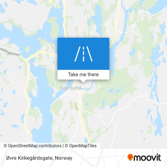 Øvre Kirkegårdsgate map