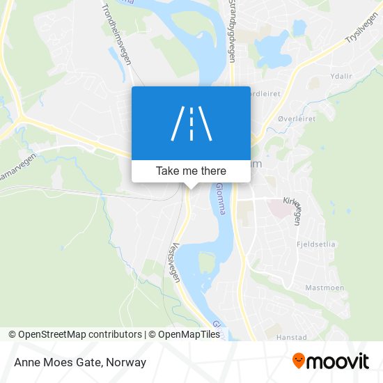 Anne Moes Gate map