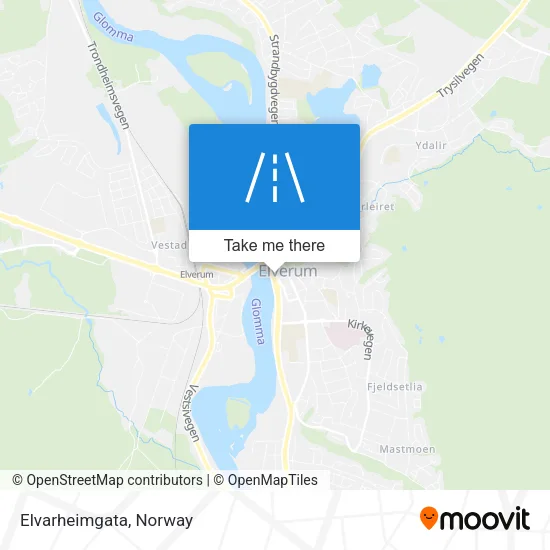 Elvarheimgata map
