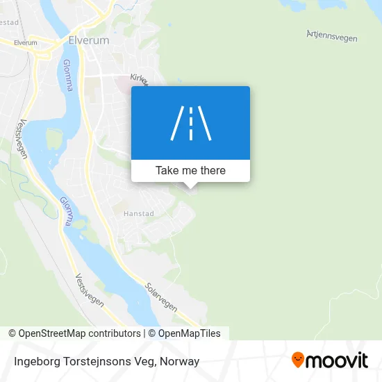 Ingeborg Torstejnsons Veg map