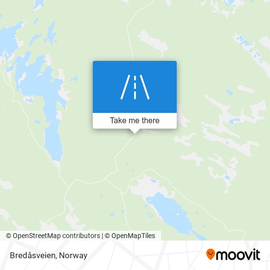 Bredåsveien map