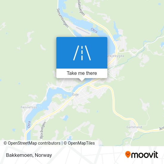 Bakkemoen map