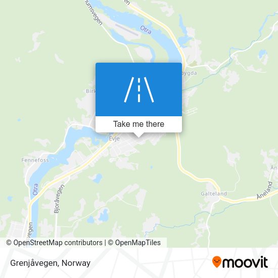 Grenjåvegen map