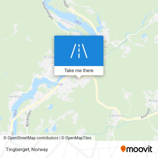 Tingberget map