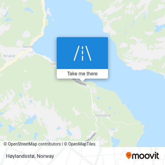 Høylandsstø map