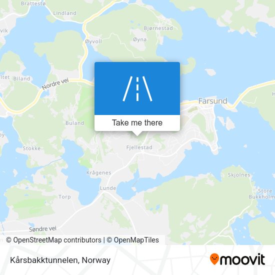 Kårsbakktunnelen map